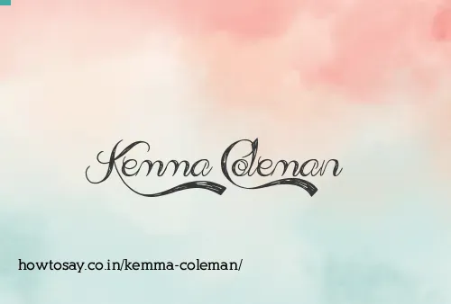 Kemma Coleman