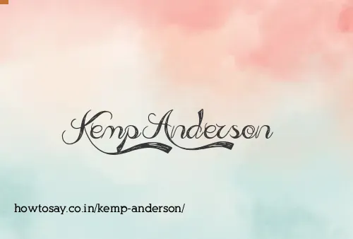 Kemp Anderson