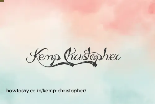Kemp Christopher