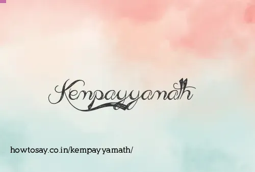 Kempayyamath