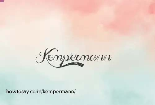 Kempermann