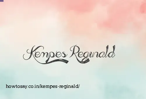 Kempes Reginald