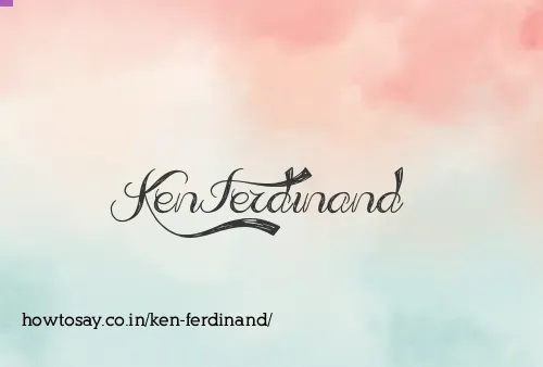 Ken Ferdinand