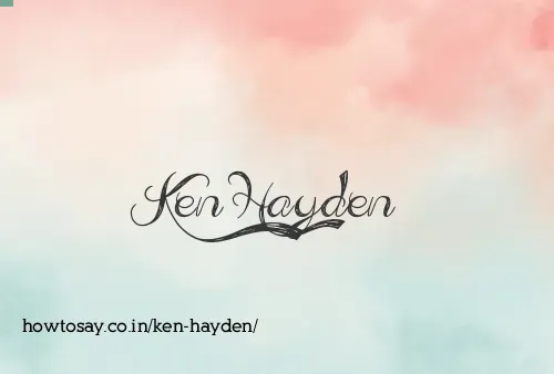 Ken Hayden