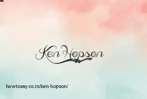 Ken Hopson