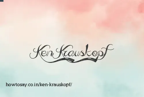 Ken Krauskopf