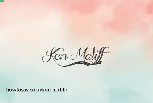 Ken Maliff