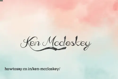 Ken Mccloskey