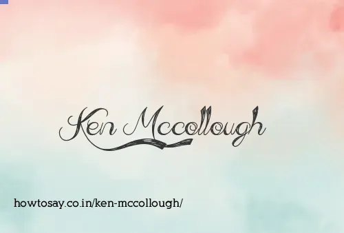 Ken Mccollough