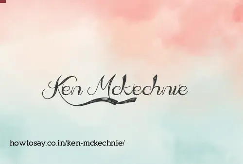 Ken Mckechnie