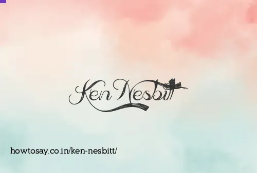 Ken Nesbitt