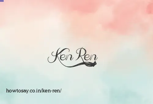 Ken Ren
