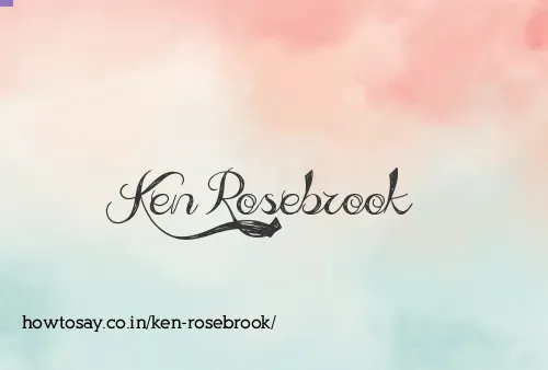Ken Rosebrook