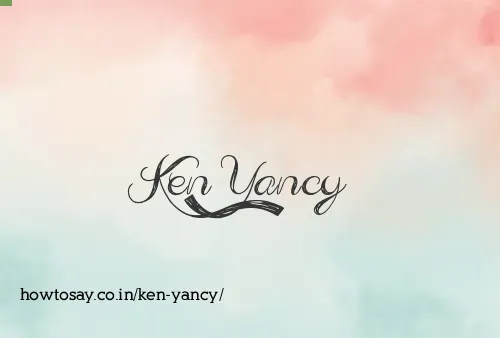 Ken Yancy