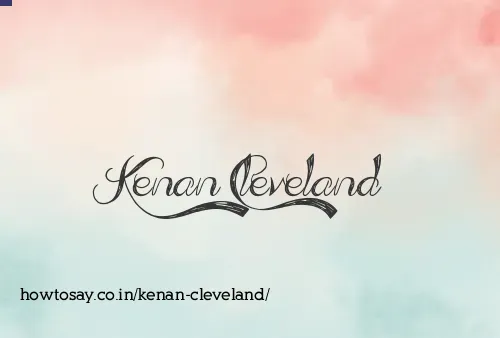 Kenan Cleveland