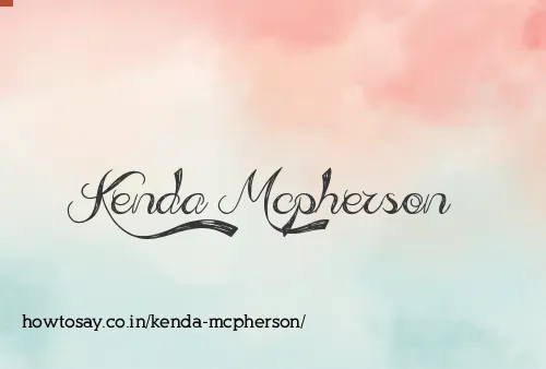 Kenda Mcpherson