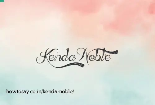 Kenda Noble