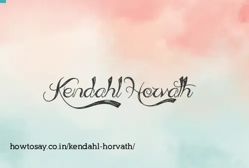 Kendahl Horvath