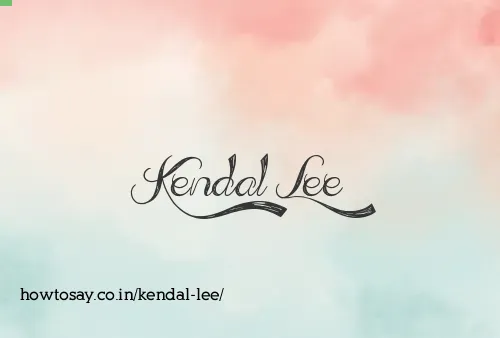 Kendal Lee
