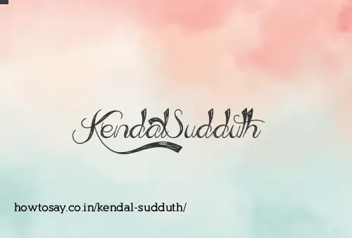 Kendal Sudduth