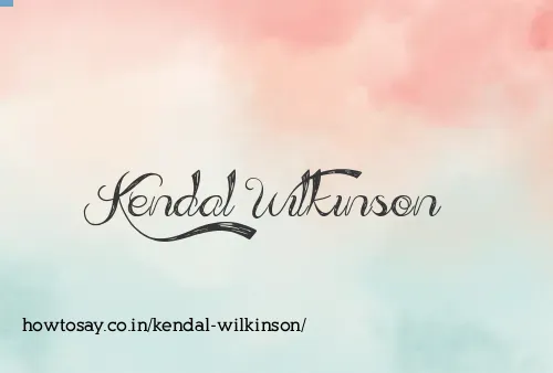 Kendal Wilkinson