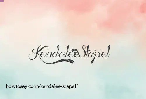 Kendalee Stapel