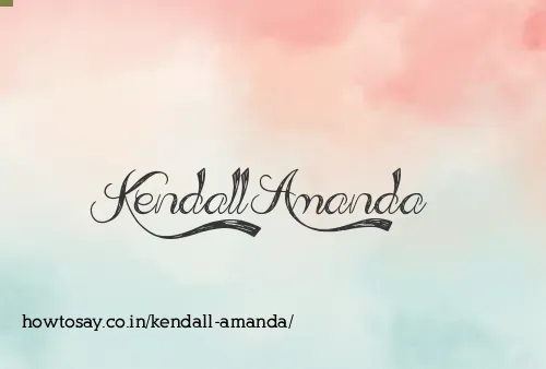 Kendall Amanda