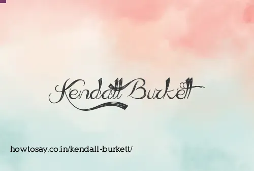 Kendall Burkett