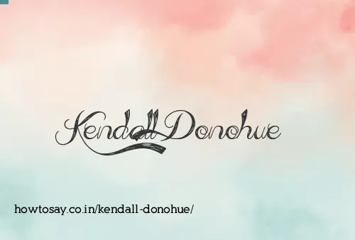 Kendall Donohue
