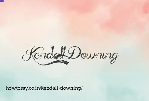 Kendall Downing