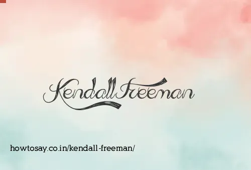 Kendall Freeman