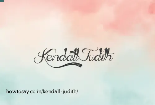 Kendall Judith