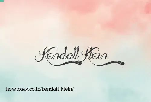 Kendall Klein