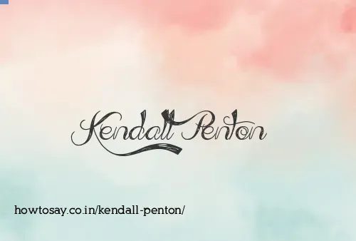Kendall Penton