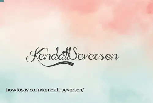 Kendall Severson