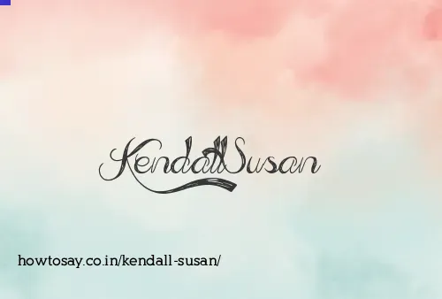 Kendall Susan