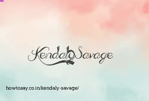 Kendaly Savage