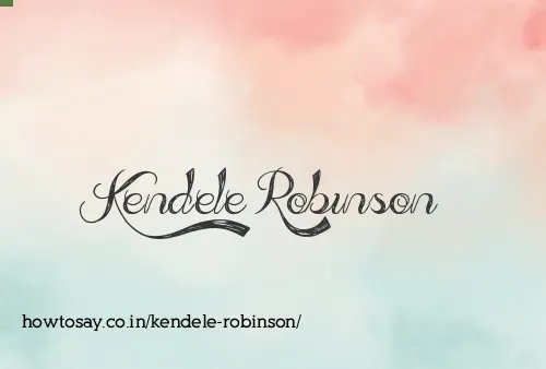 Kendele Robinson