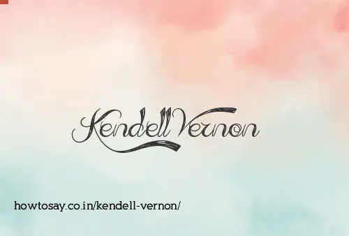 Kendell Vernon