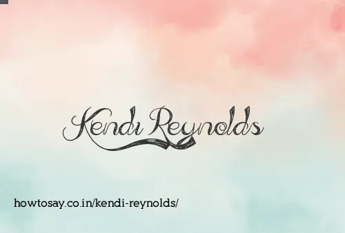 Kendi Reynolds