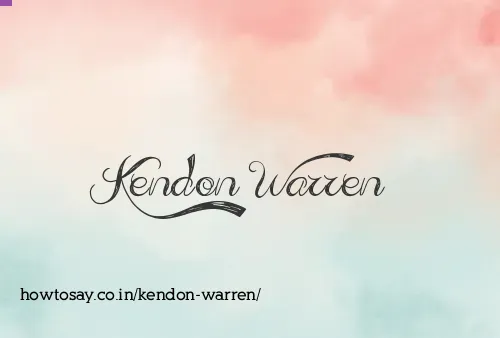 Kendon Warren