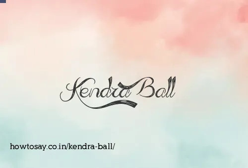Kendra Ball