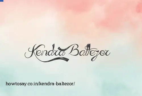 Kendra Baltezor