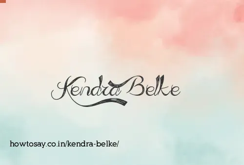 Kendra Belke