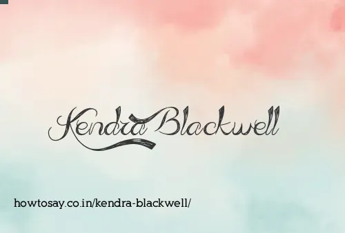 Kendra Blackwell