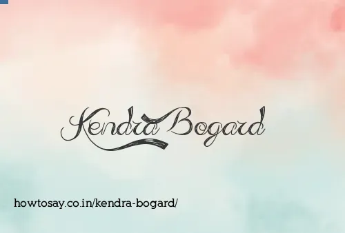 Kendra Bogard