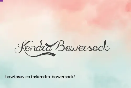 Kendra Bowersock