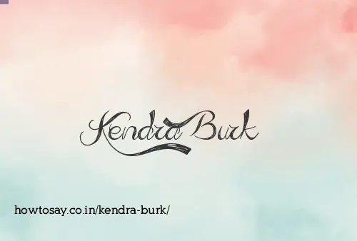 Kendra Burk