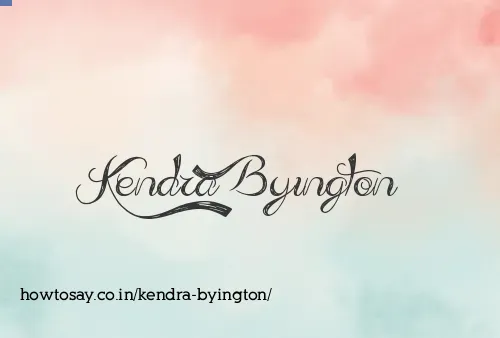 Kendra Byington