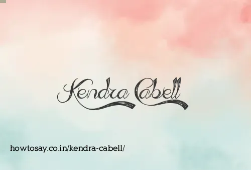 Kendra Cabell